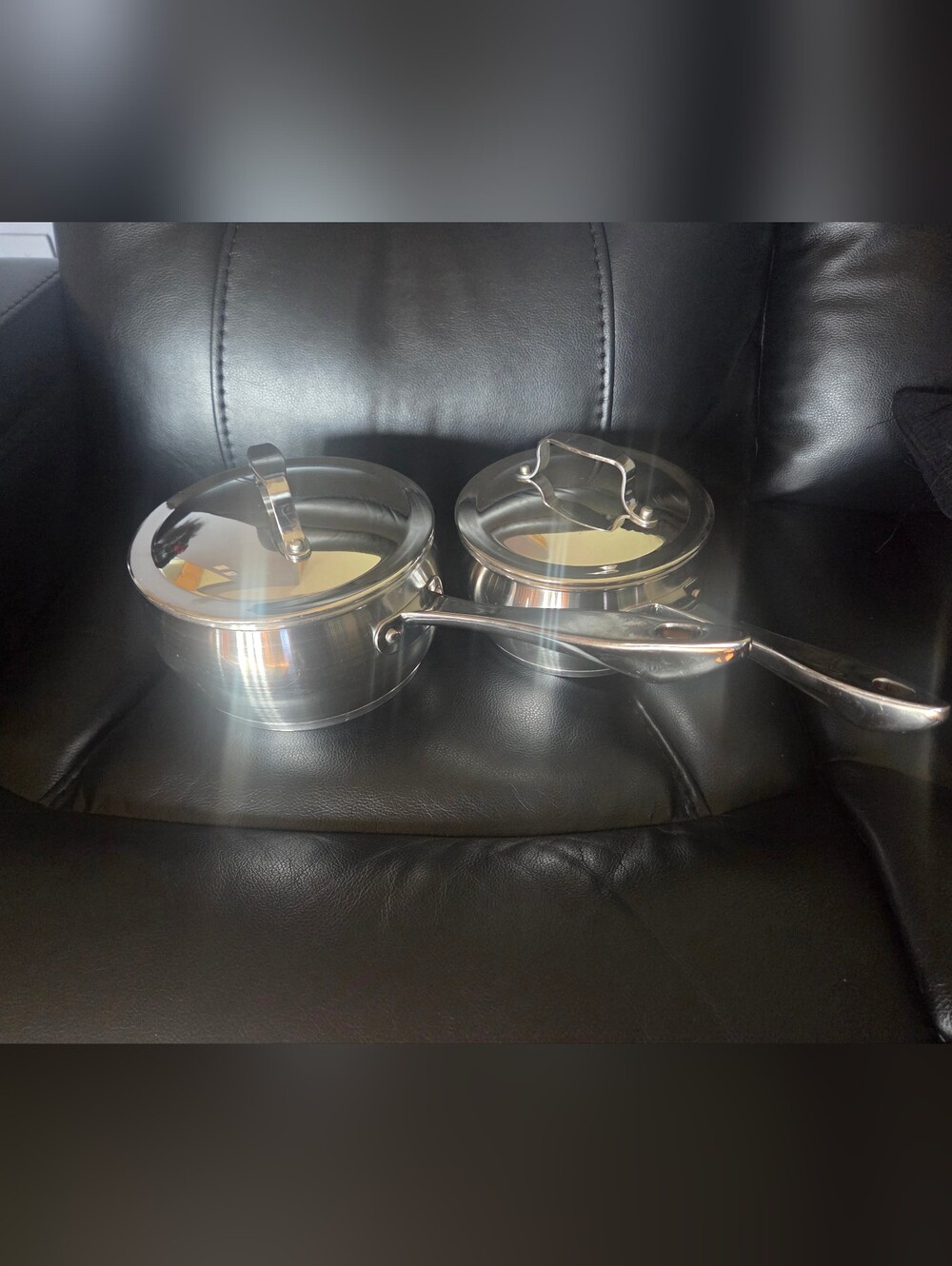 Lagostina Commercial Pro Stainless Steel Set of two Sauce Pans